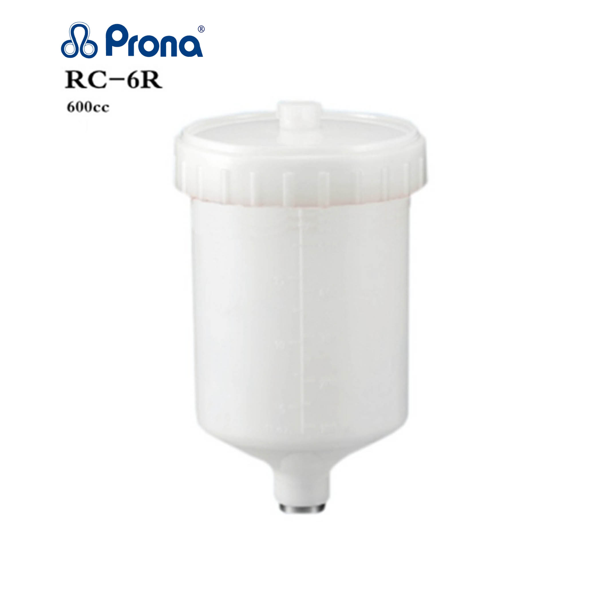 TAZA GRAVEDAD CONEXIÓN HEMBRA Ref: RC-6R 600 ml MARCA: PRONA