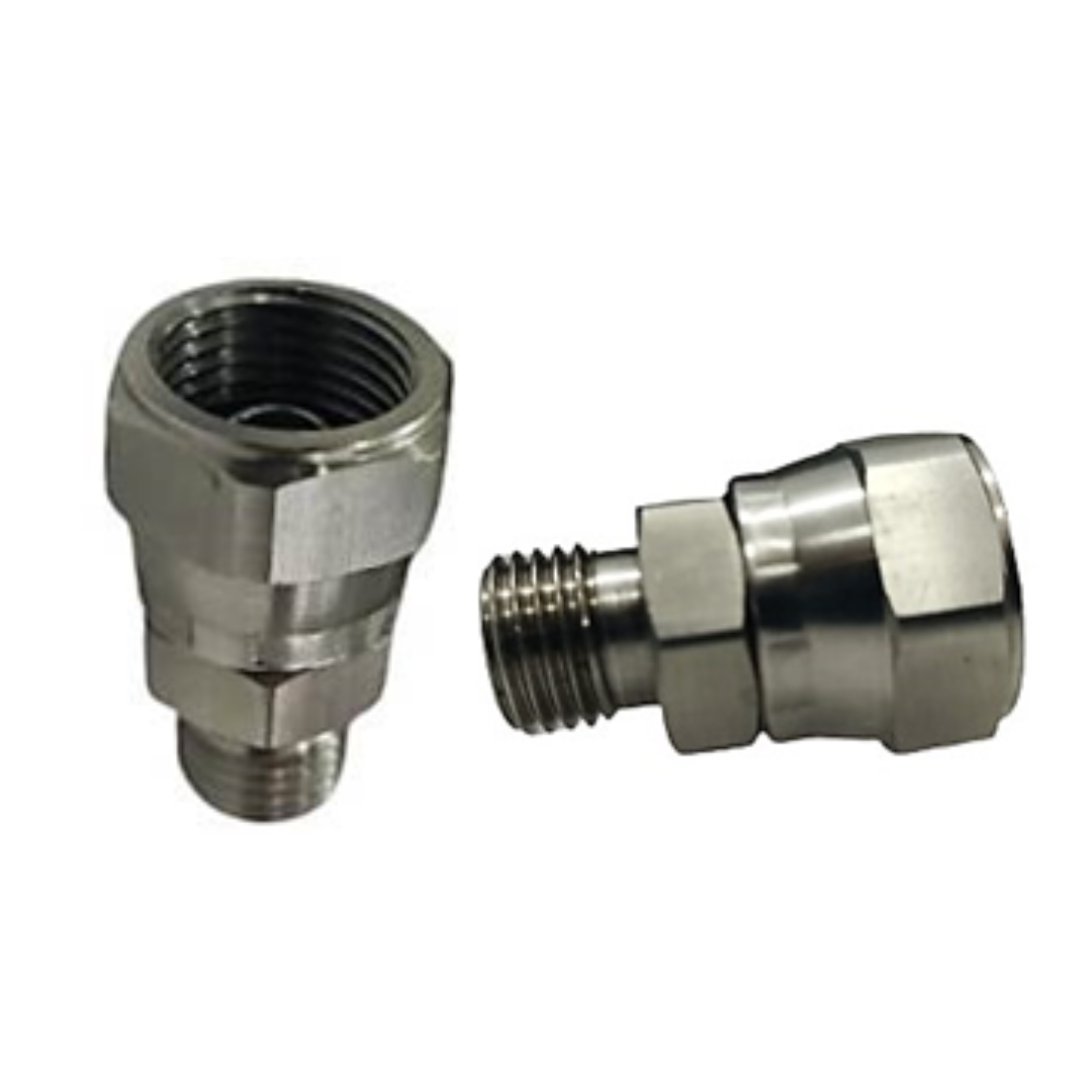 CONECTOR GIRATORIO DE AIRE Y FLUIDO 3/8" NPS/PF 1/4" REF: RFC-HT - MARCA: PRONA