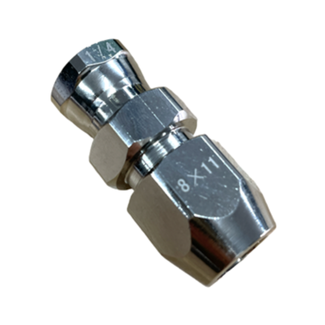 CONECTOR MANGUERAS AIRE- FLUIDO 1/4"(C/S)*8x11mm   REF: GB-H50 - MARCA: PRONA