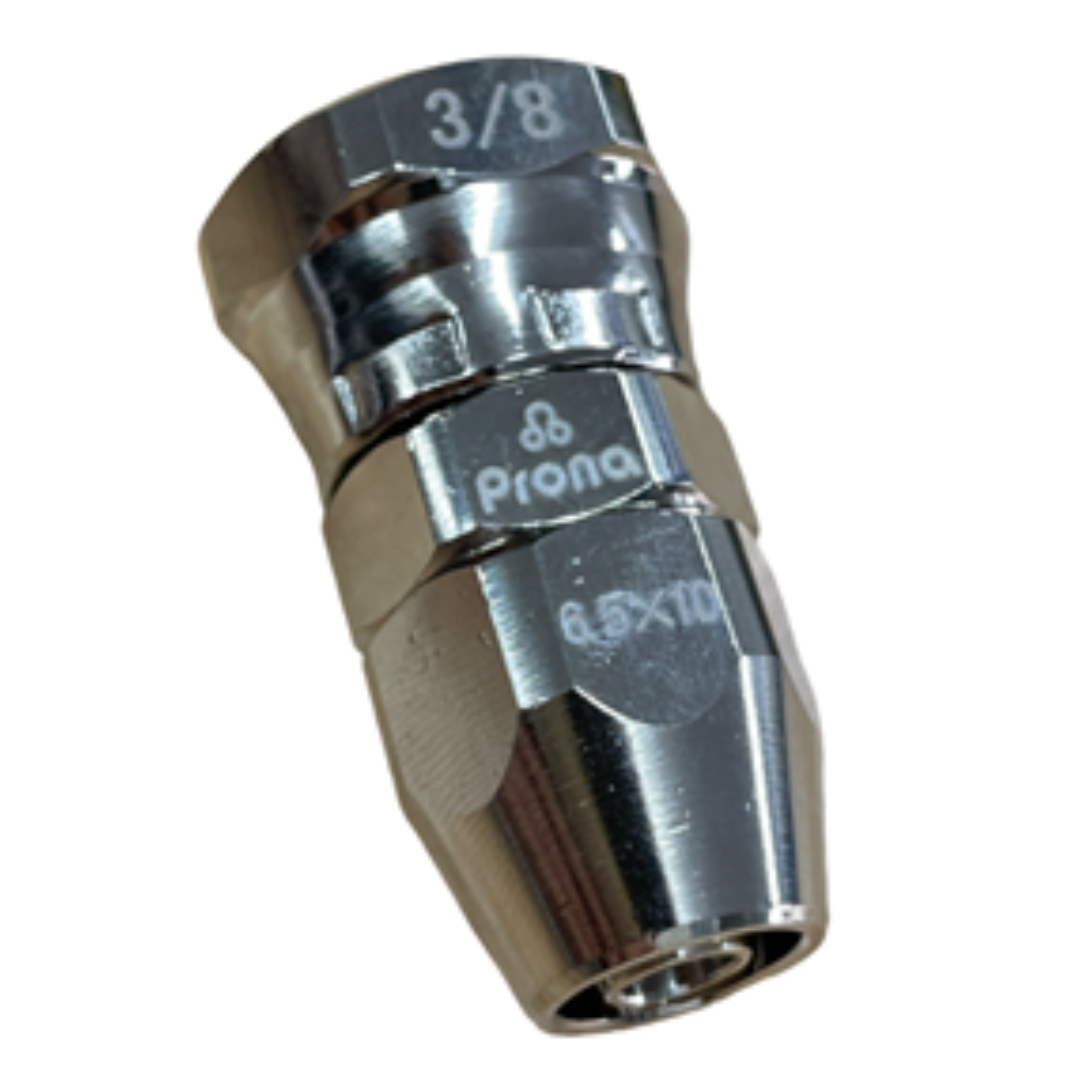 CONECTOR MANGUERAS AIRE-FLUIDO  3/8*6.5x10  REF:  GB-H38   MARCA: PRONA