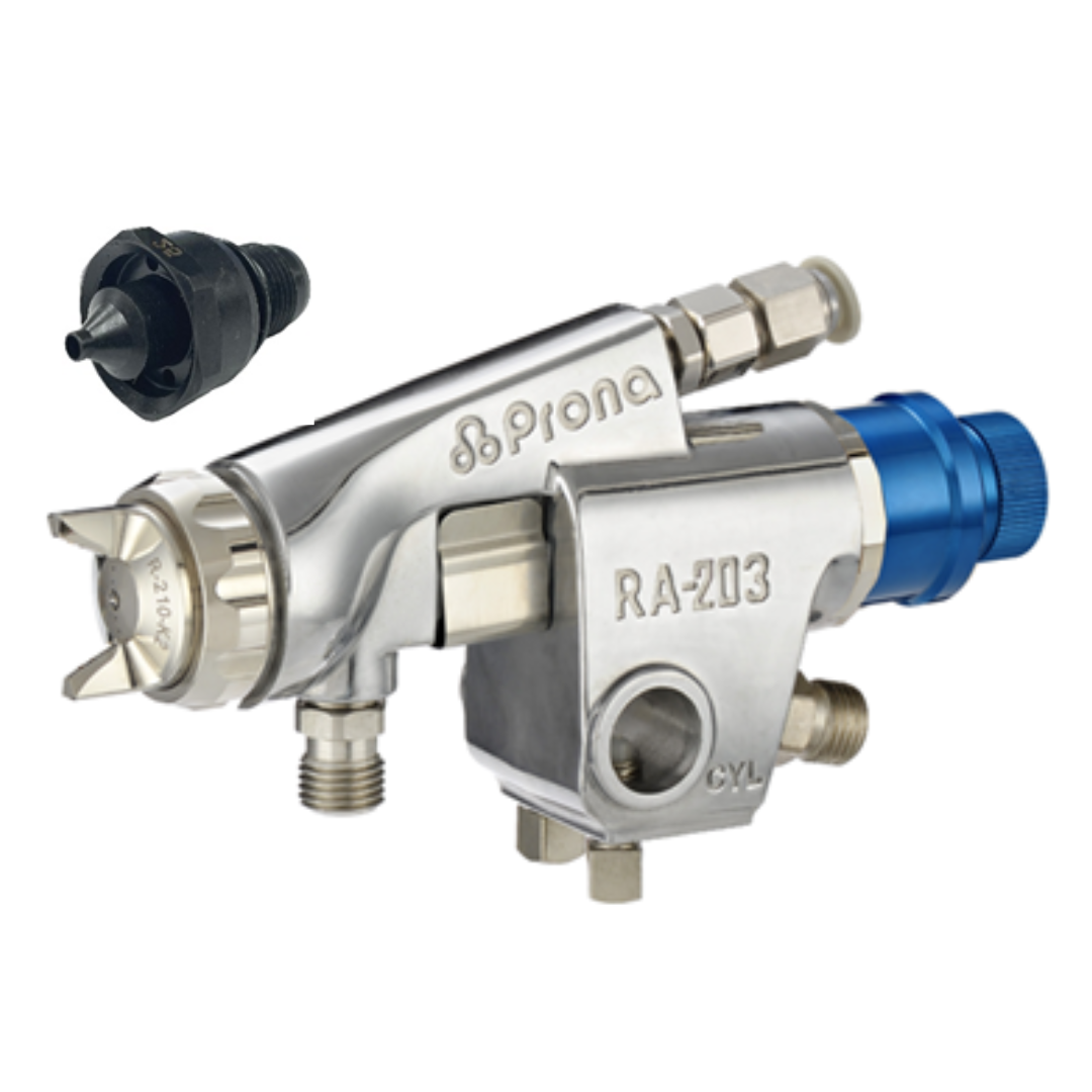 PISTOLA AUTOMATICA ACABADOS CERAMICOS REF: RA-203ZP MARCA: PRONA