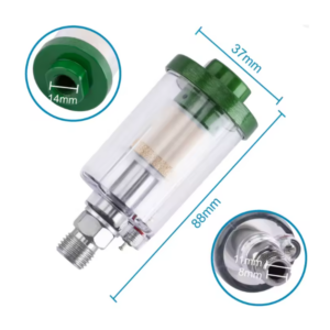 FILTRO MINI SEPARADOR DE AGUA Y ACEITE 1/4" NPT PARA PISTOLA REF: R8054 MARCA: RP